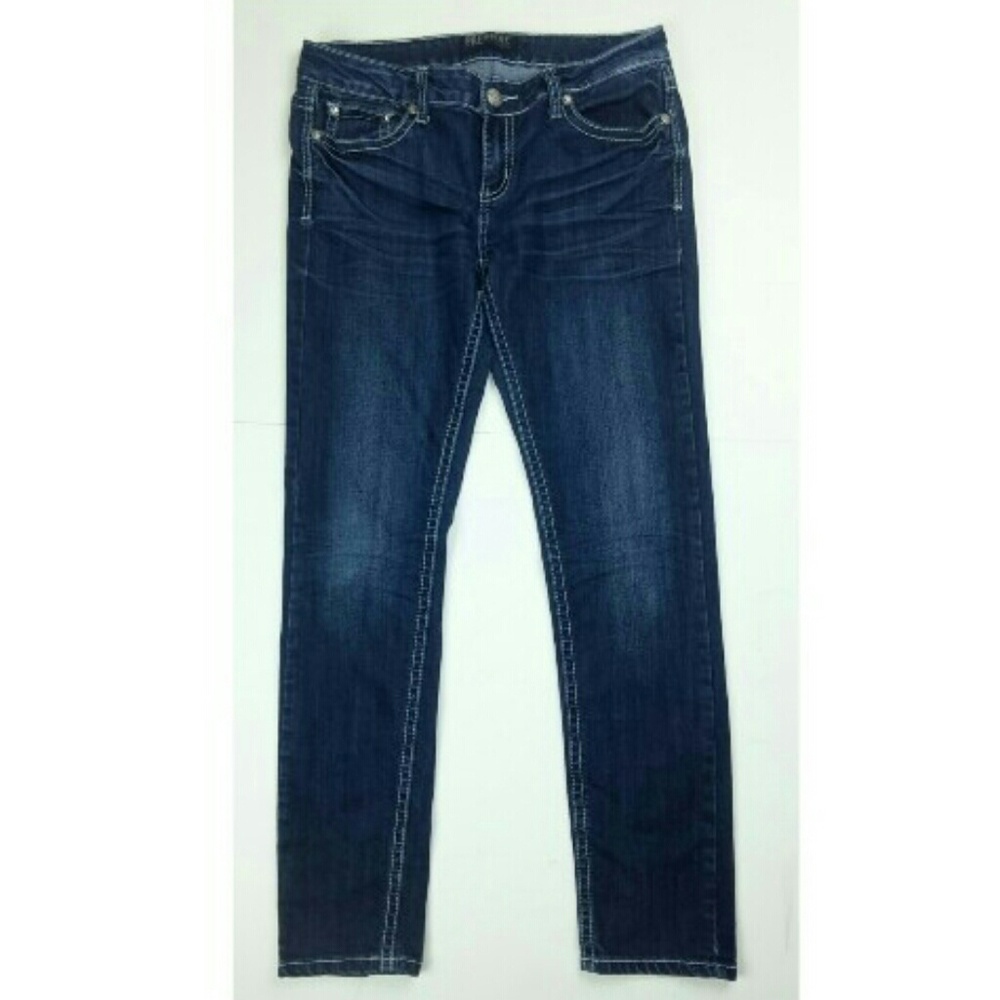 Rue 21 Premiere 9/10 R Jeans Rhinestones Skinny - Picture 2 of 8